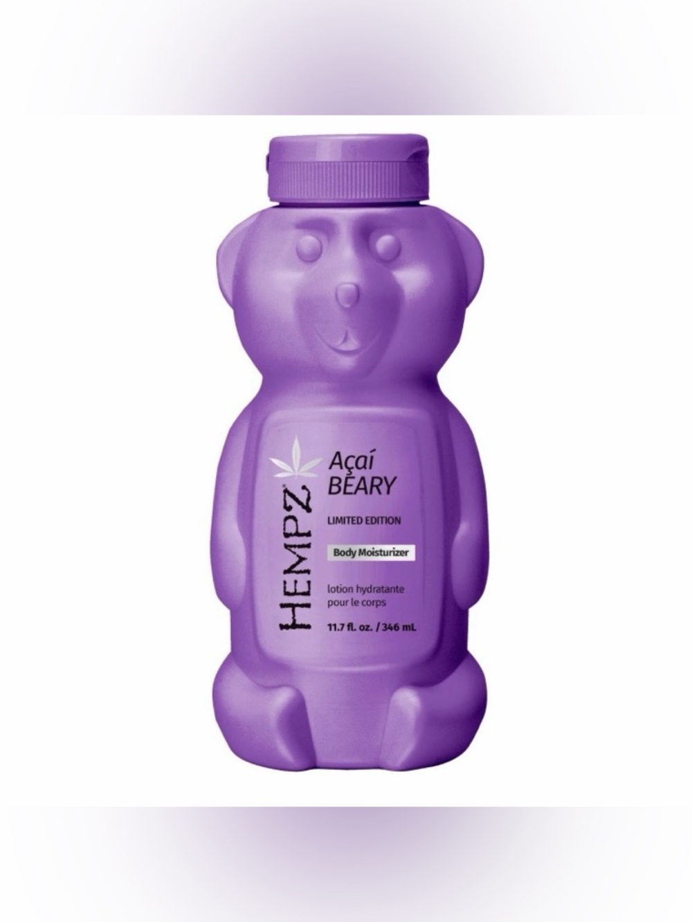 Hempz Açaí Beary Purple Body Moisturizer Bottle